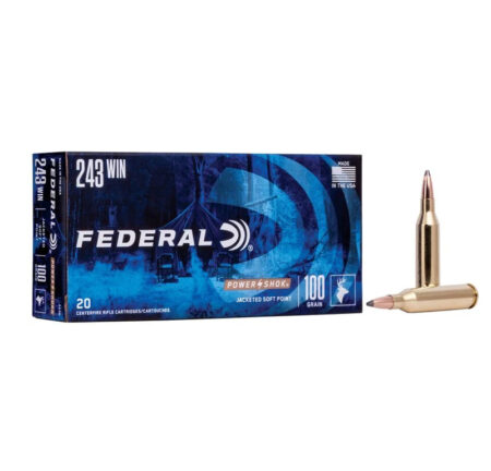Federal Power-Shok .243 Win, 100 Grain - Jacketed Soft Point